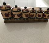Country style jar set