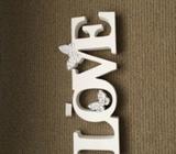 Freestanding love sign