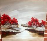 Textured Painting on Canvas 80cm x 80cm