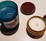 Ishka Peach Candle & Pure Zone Blueberry Candles