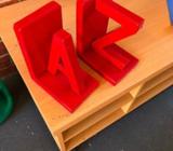 A - Z bookends Salt & Pepper brand