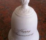 Porcelian Happy Anniversity Bell