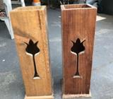 Umbrella stand only one wood, the other is Shabby chic $15ea