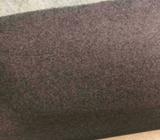 75 square meters of new brown carpet