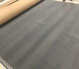 75 square meters of grey carpet