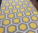 Yellow Wool Rug 160x230