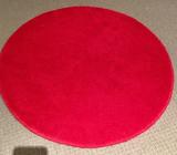 RED ROUND/CIRCLE RUG