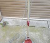 Retro red Electrolux floor polisher