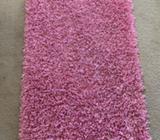 Pink spaghetti rug
