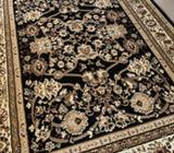 Back rug and carpet 200 by 300cm