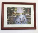 Beautiful embroidery framed