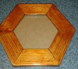 Handcrafted Hexagon photo frame