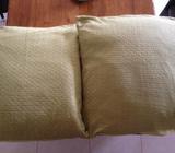 2 Large matching cushions