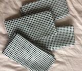 4 Rhubarb napkins NEW