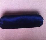 Navy blue cushion roll