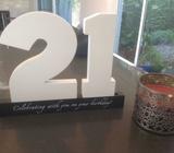 21st birthday sign