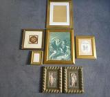 Period style picture frames x 7