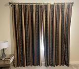 Gold & Navy curtains - 2 full sets