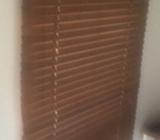 Wooden blinds x 5