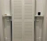 White plantation shutter