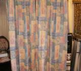 Pastel look curtains