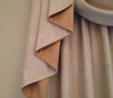 Curtains And Swags -Corner Window
