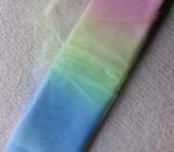 RAINBOW TULLE FABRIC in PASTELS 10 meters x 138 cm