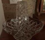 Crystal Basket With Handle