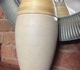 Hand made Beige vase