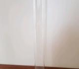 S&P clear vase