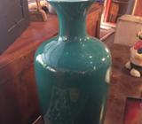 Blue vase 42 cm high