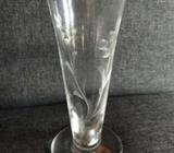 Crystal Etched Vase