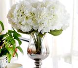 Large White Hydrangeas Flowers Bouquet Bunch Home Decor Party