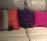 3 ONLY Assorted cushions in great condition