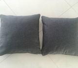 2 x Grey/Charcoal Cushions