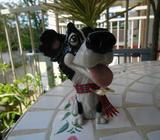 LITTLE PAWS GYP THE BORDER COLLIE RESIN DOG - NEW