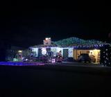 Christmas light display