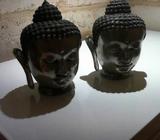 Balinese white metal heads