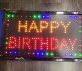 Happy Birthday LED Sign 240VAC Chasing Party Decorative Signage