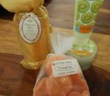 Kiwi Body Loton, Bath Salts, Foaming Bath Essence & Floating Candles