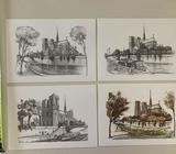 Notre Dame sketches