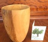Olive wood cup