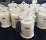 100% pure essential oil soy candles