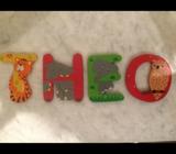 Wooden letters - Theo
