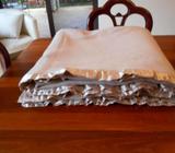 Wool Blankets Queen Size Beige (2)
