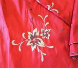 Red Silk Fabric