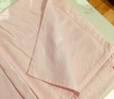 Pink tablecloth