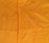 Bright Canary Single box pleated valance