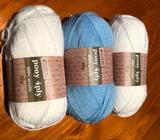 4 seasons pony 4 ply yarn, 3 x 50g balls