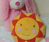 Kids plushy and ikea sun cushion